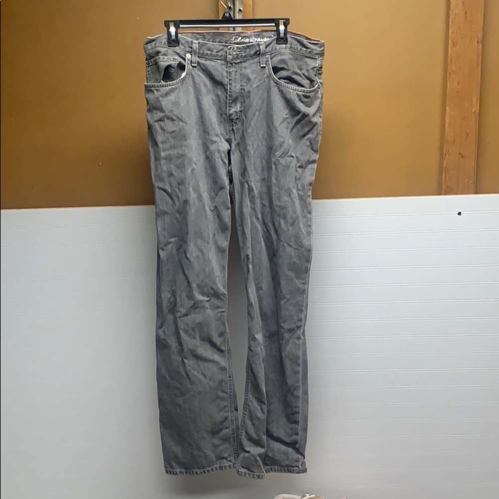 Eddie bauer relaxed fit grey jeans